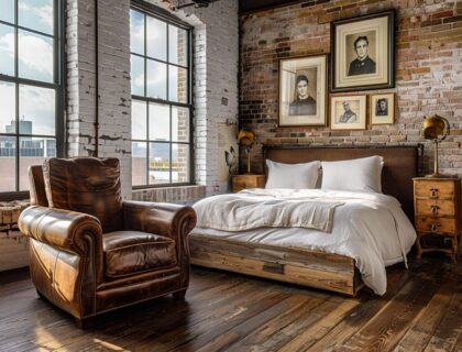 Jak urządzić sypialnię w stylu vintage w przestrzeni loftowej