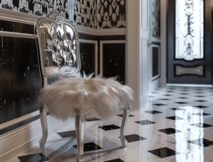 Jak odnowić stare krzesła, nadając im styl glamour?