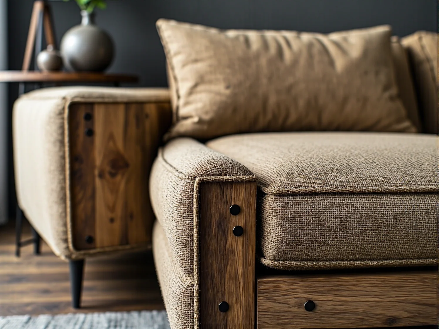 Profesjonalna przestrzeń biurowa wyposażona w drewniany regał