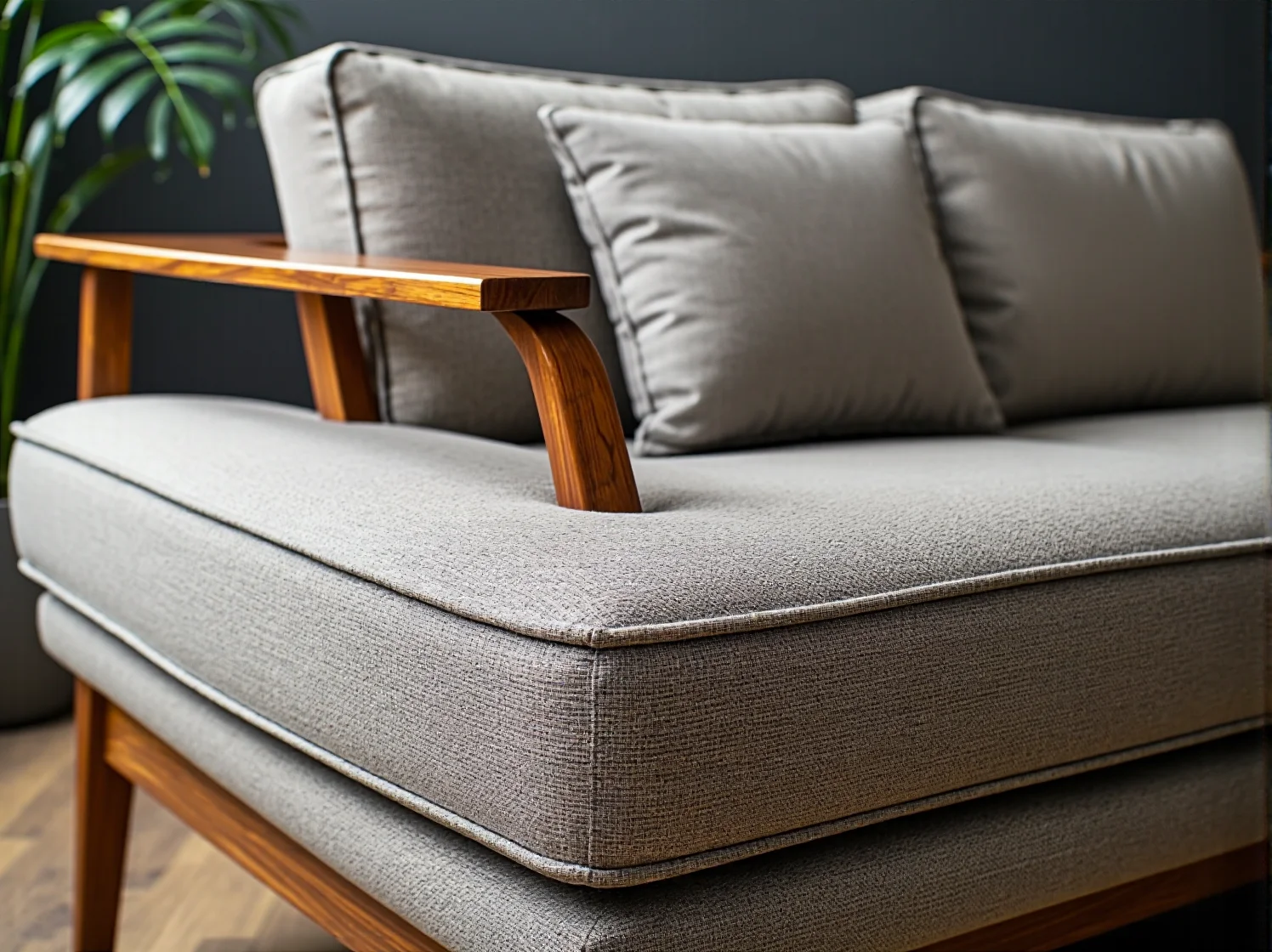 Stylowe dekoracje vintage na eleganckim regale w korytarzu.