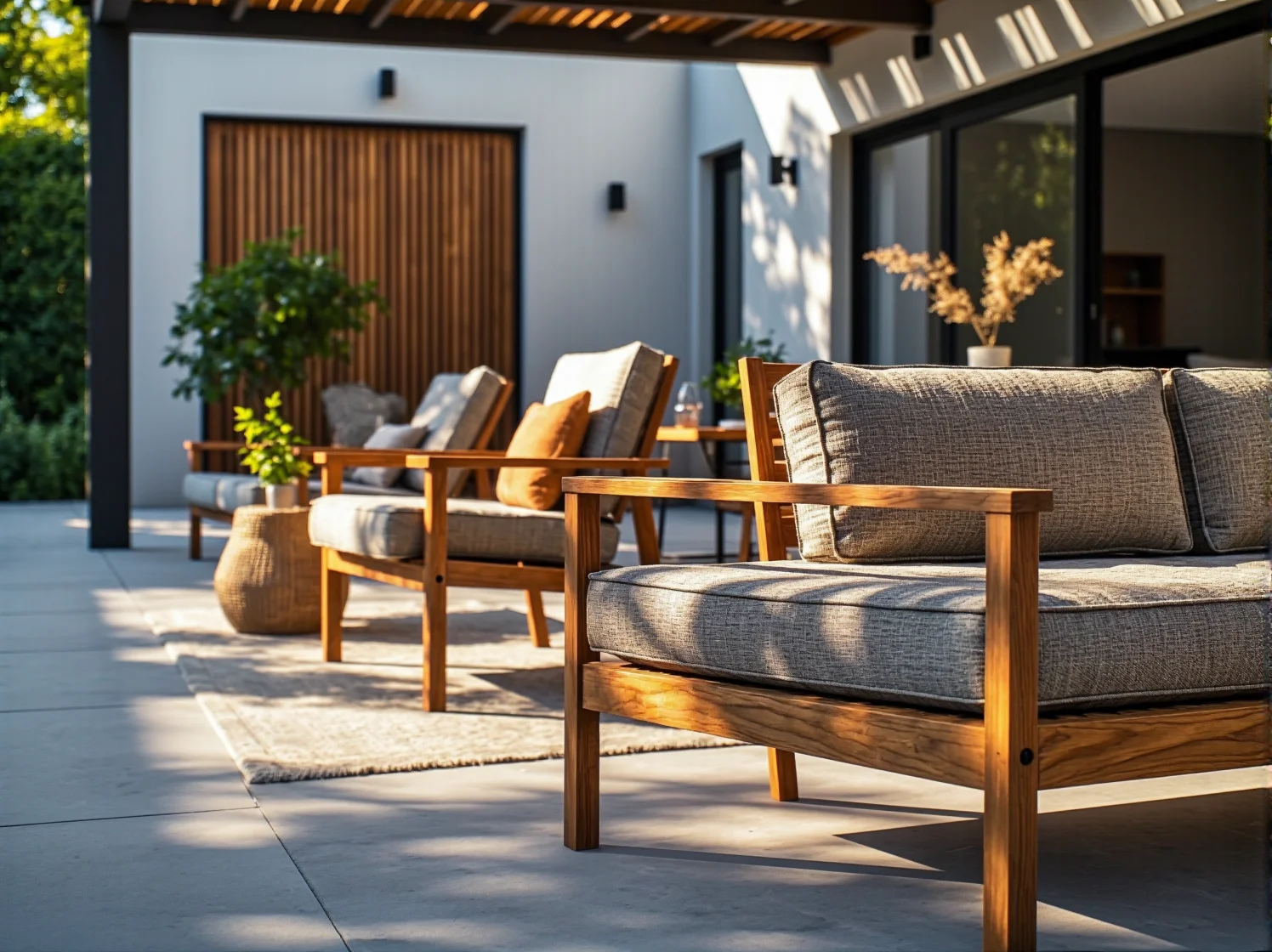 Dekoracyjne lampiony LED w pastelowych kolorach zawieszone na drzewie w ogrodzie.