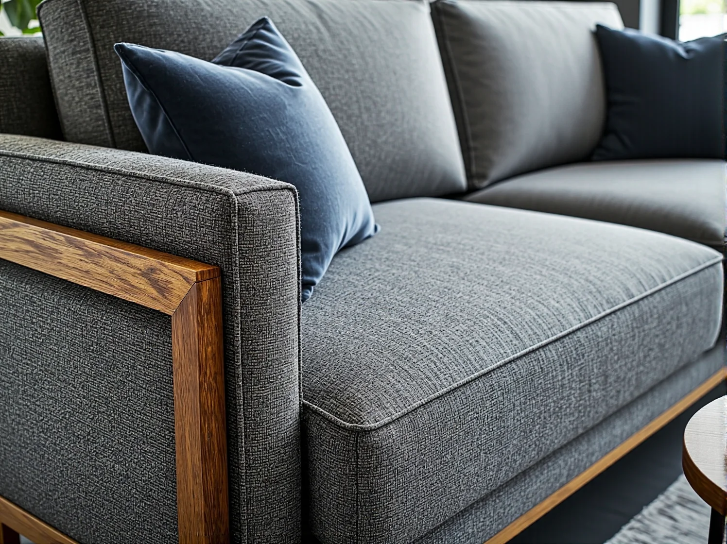 Optyczne powiększenie salonu dzięki lustrom i jasnym meblom na wymiar