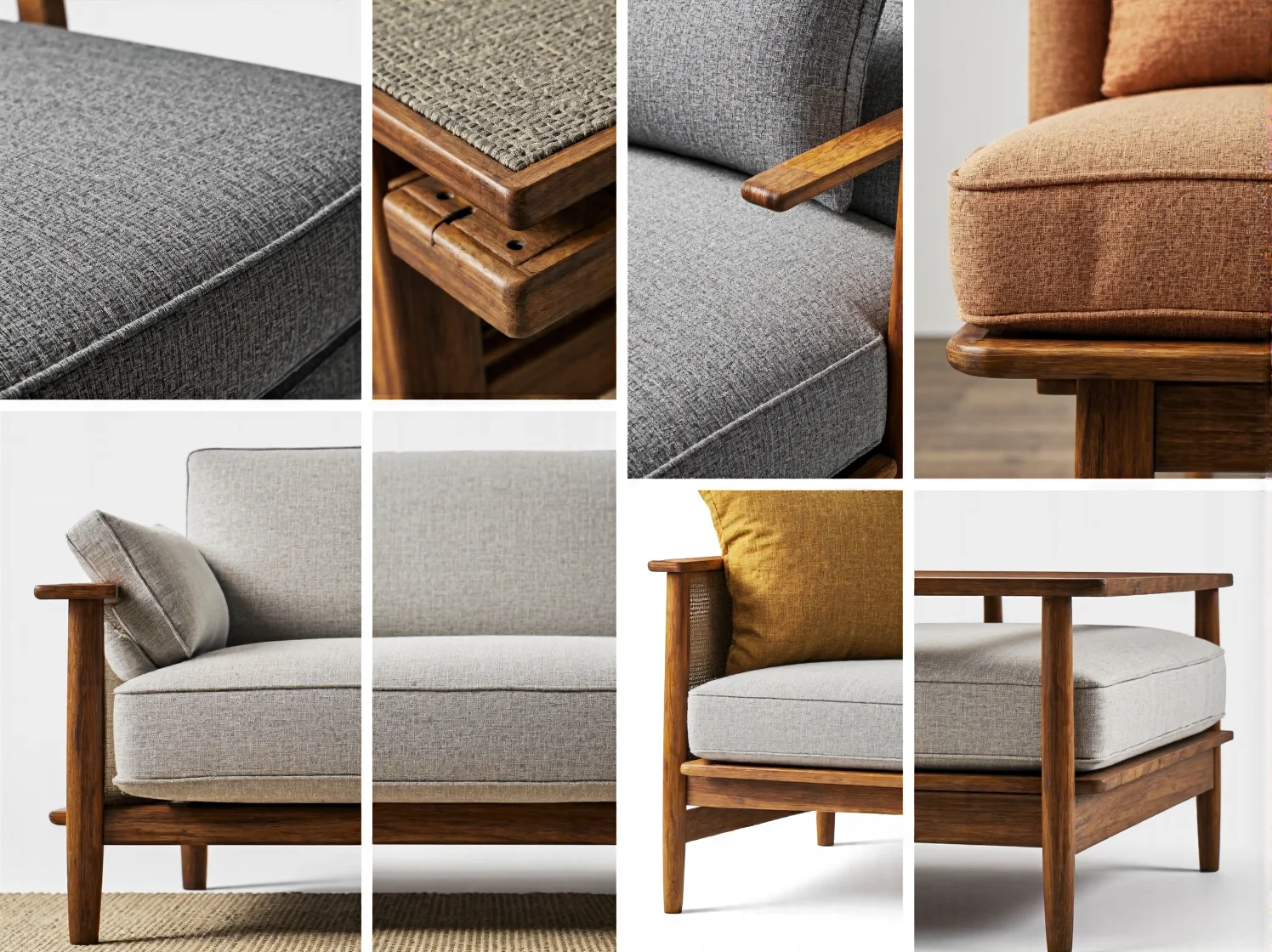 Przytulna sypialnia hygge w stylu skandynawskim z naturalnymi materiałami i tekstyliami.