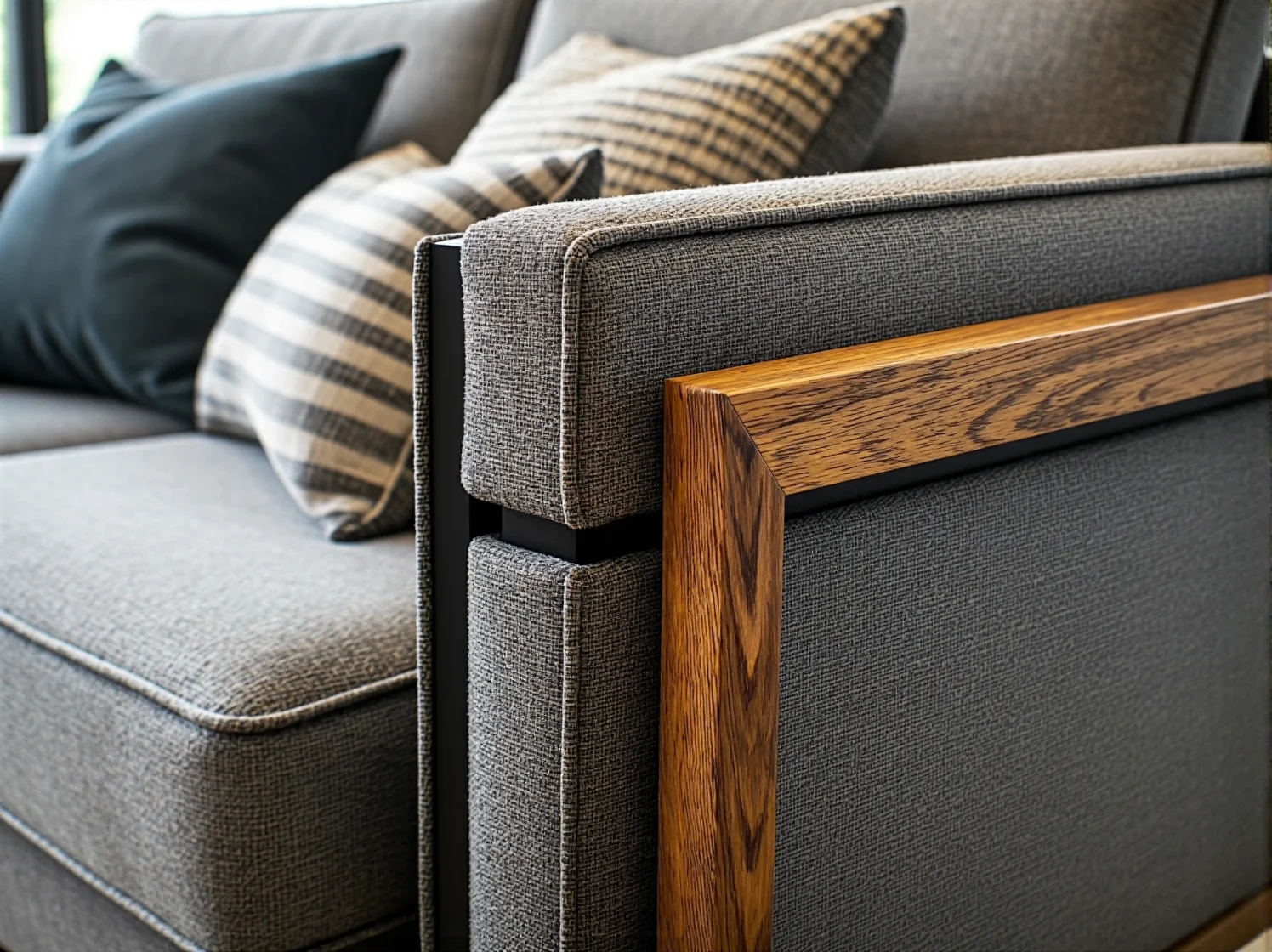 Strefa jadalniana na świeżym powietrzu będąca kontynuacją otwartego salonu w domu jednorodzinnym.