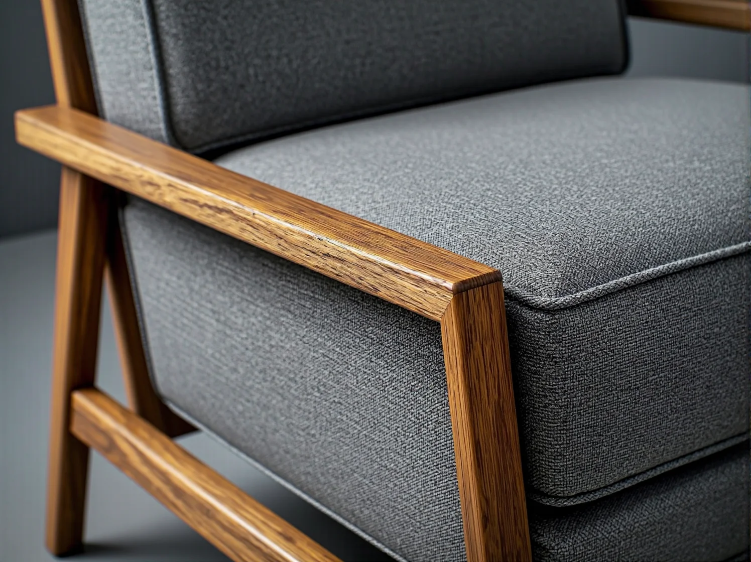 Strefa wypoczynkowa na tarasie z nastrojowymi lampami LED