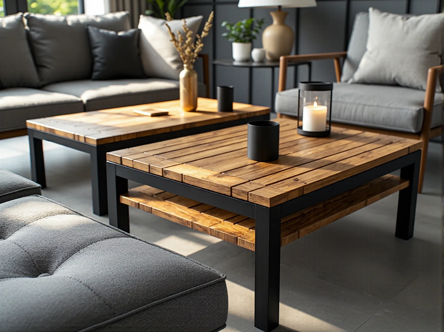 Stylowe klasyczne lampy solarne wzdłuż ścieżki przy basenie.